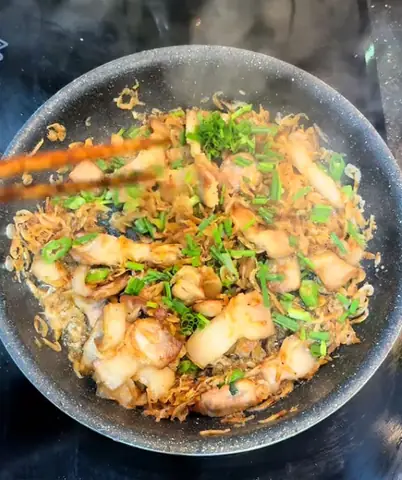 C.1 CÁCH LÀM TÉP KHÔ RANG THỊT BA CHỈ NGON