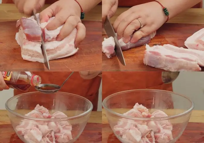 Sơ Chế Và Ướp Thịt Ba Chỉ