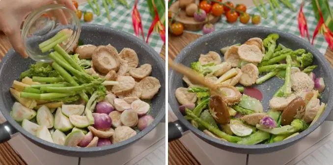 Làm sốt cà ri xanh