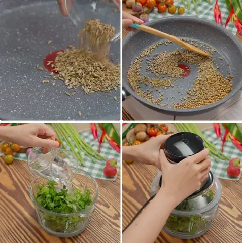 Cách chế biến Cà ri xanh chay