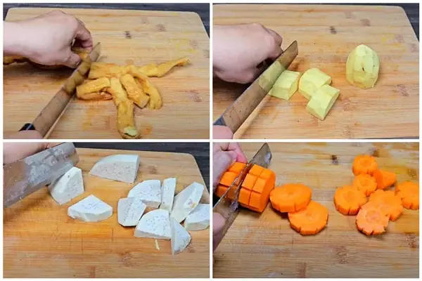 Bước 1: Sơ Chế Nguyên Liệu