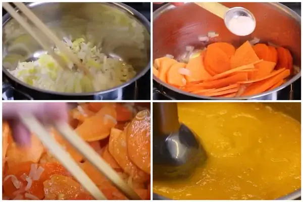 Bước 2: Nấu Nước Xốt Cà Ri