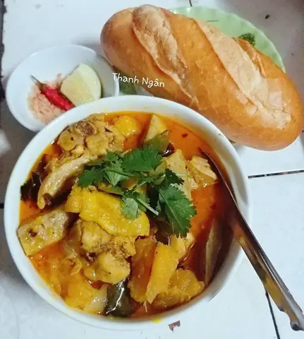 Hàm lượng dinh dưỡng trong món cà ri ngan