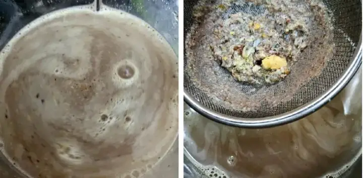 Bước 4: Làm nước xay xương cá