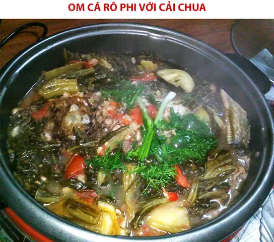 Bước 3. Hoàn Thành Cách Nấu Cá Rô Phi Với Dưa Chua