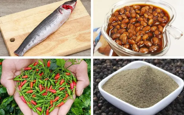 Chuẩn Bị Nguyên Liệu Cho Món Cá Chưng Tương