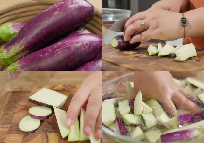 Sơ Chế Cà Tím