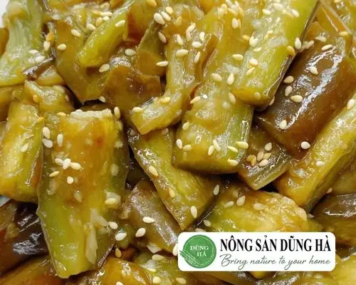 Cà tím xào tỏi chay