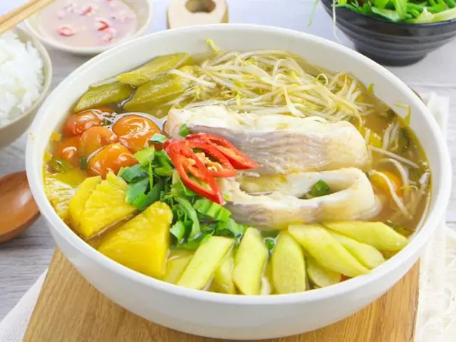 1.3 Cá vược nấu canh chua