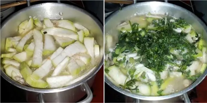1.2. Hướng dẫn nấu canh bầu nấu nấm chay 1.2. Hướng dẫn nấu canh bầu nấu nấm chay