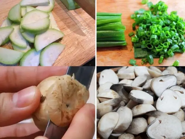 1.2. Hướng dẫn nấu canh bầu nấu nấm chay 1.2. Hướng dẫn nấu canh bầu nấu nấm chay