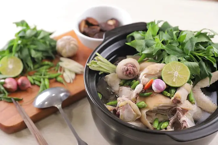 Rau bầu đất nấu canh