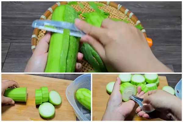 Bước 1: Sơ chế nguyên liệu Bước 1: Sơ chế nguyên liệu