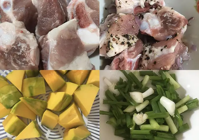 Sơ chế các nguyên liệu Sơ chế các nguyên liệu