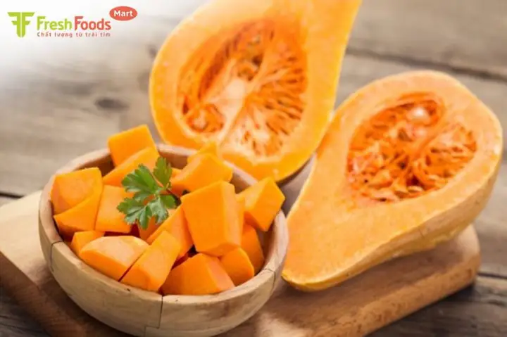 cách nấu canh bí với thịt băm