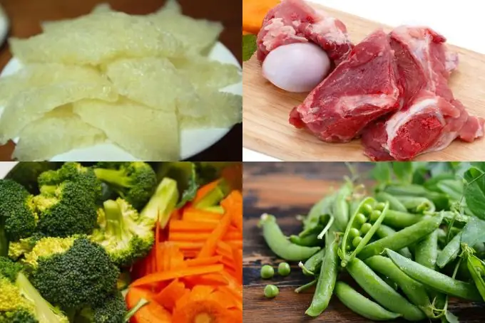 Nguyên Liệu Nấu Canh Bóng Bì Thập Cẩm