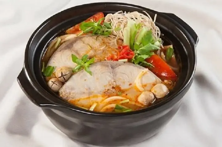 Nguyên liệu chuẩn bị nấu cá bớp canh chua Nguyên liệu chuẩn bị nấu cá bớp canh chua