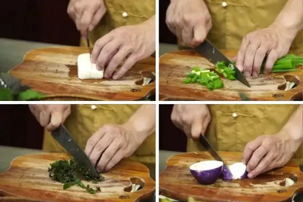 Bước 1: Sơ chế nguyên liệu Bước 1: Sơ chế nguyên liệu