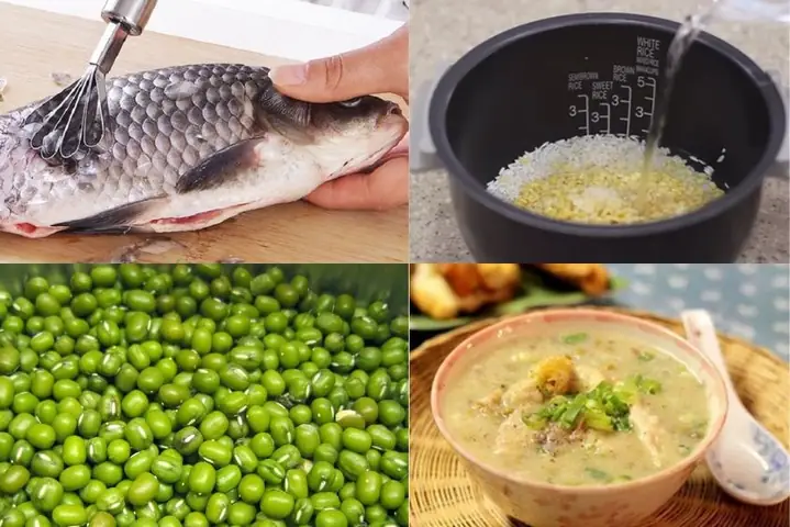 Cháo Cá Chép Đậu Xanh