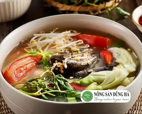 Canh chua cá chép với bông so đũa