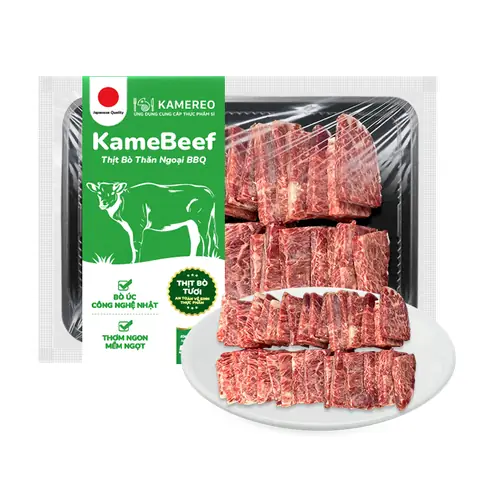 Thịt Bò Thăn Ngoại Đông Lạnh Kamebeef Bbq 500g