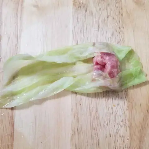 Gói cải thảo cuộn thịt