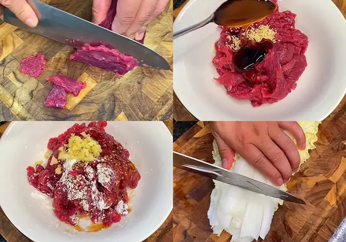 Sơ chế các nguyên liệu