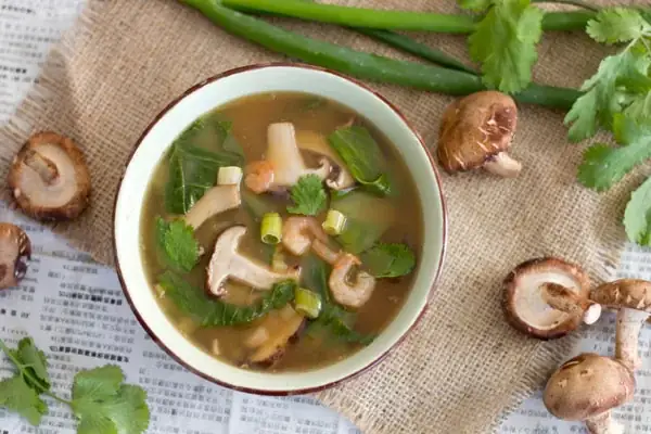 Cải Thìa Nấu Với Tôm