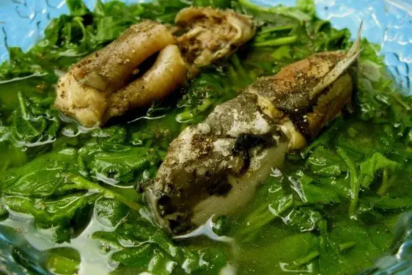 CÁCH NẤU CANH RAU CẢI TRỜI NẤU CÁ LÓC