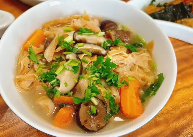 Canh Măng Khô Chay