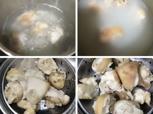 Bước 1: Sơ Chế Giò Heo Bước 1: Sơ Chế Giò Heo