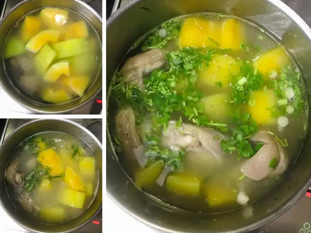 Bước 4: Nấu Canh Đu Đủ Giò Heo Bước 4: Nấu Canh Đu Đủ Giò Heo