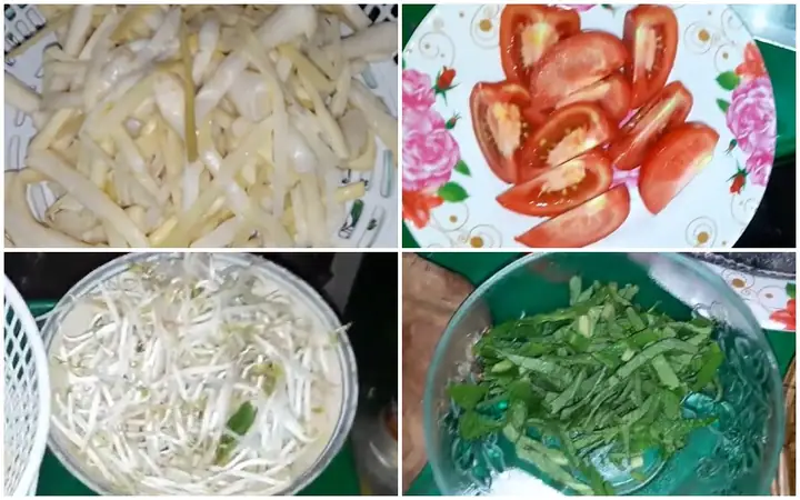 Bước 2Sơ chế các nguyên liệu khác Bước 2Sơ chế các nguyên liệu khác