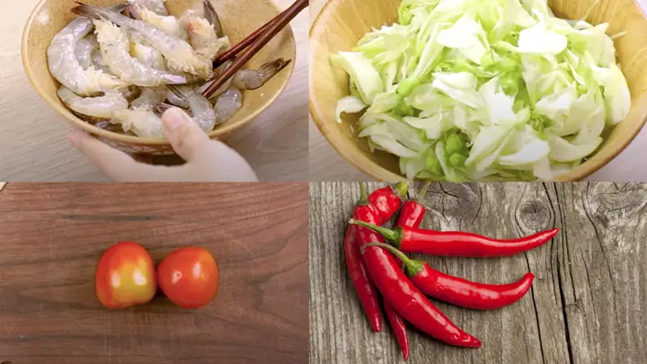 1nguyên Liệu Làm Món Canh Chua Bông So Đũa Với Tôm