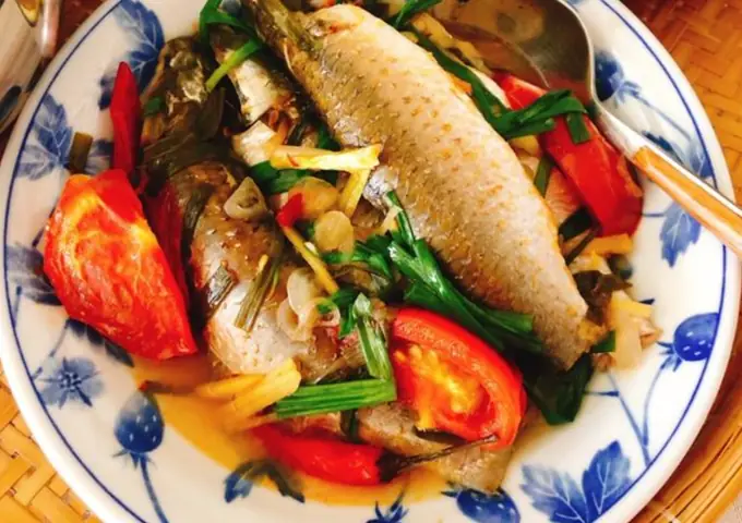 Cá đối kho cà chua Cá đối kho cà chua