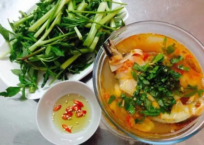 Yêu cầu thành phẩm canh chua cá bớp