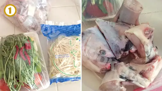 Nguyên Liệu Nấu Canh Chua Cá