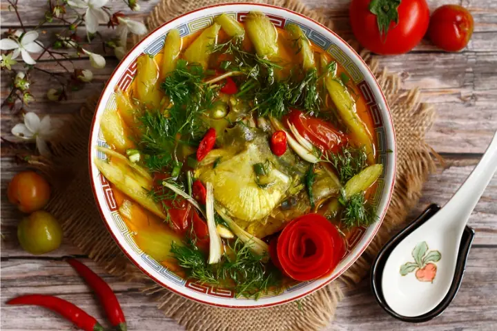 Nguyên Liệu Để Nấu Canh Cá Dọc Mùng