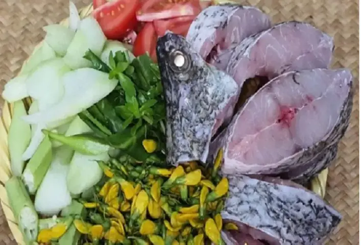 Nguyên Liệu Để Làm Cá Vược Nấu Canh Chua