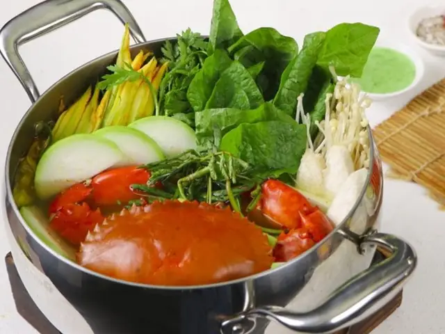 Cách nấu canh cua với bầu