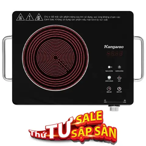 Bếp Hồng Ngoại Đơn Kangaroo Kg20ift1 2000w