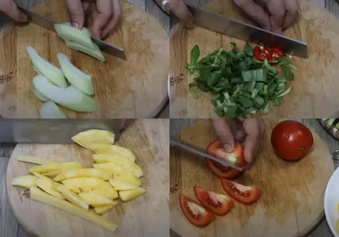 Sơ chế các nguyên liệu