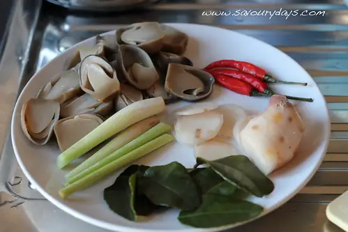 Tom Yum Goong - Ingredients