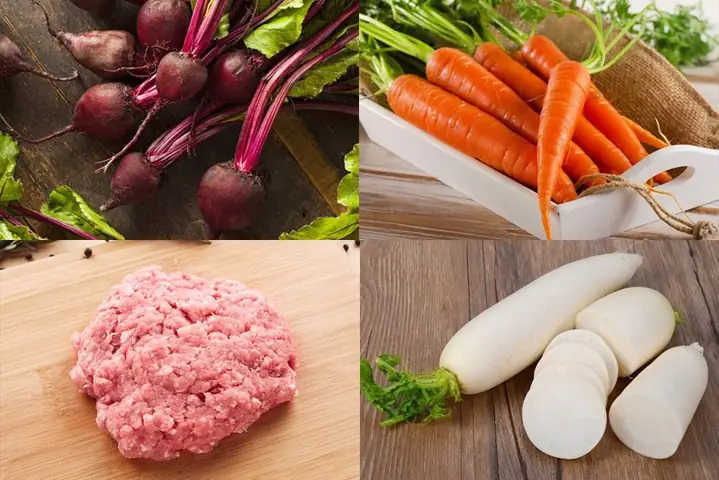 2canh Củ Dền Thịt Băm Bổ Dưỡng Cho Bé