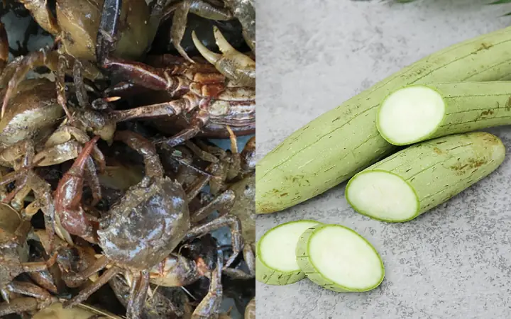 1nguyên Liệu Món Canh Cua Đồng Rau Tập Tàng