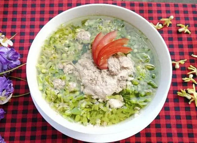 3.
Cách nấu canh cua hoa thiên lý