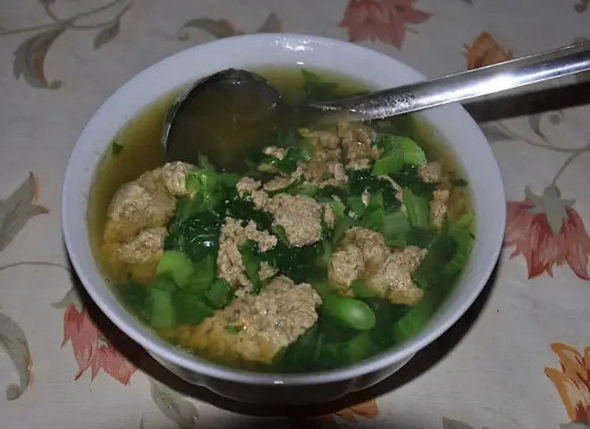 2.
Cách nấu canh cua rau cải