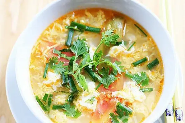 Canh Trứng Cà Chua