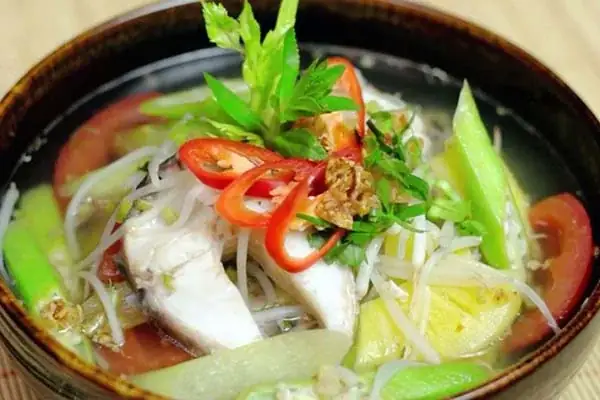Bước 3: Nấu Canh Dọc Mùng