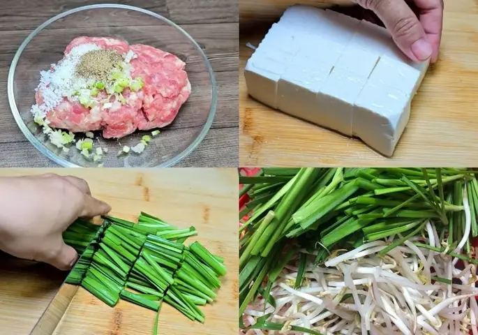 Chuẩn bị nguyên liệu